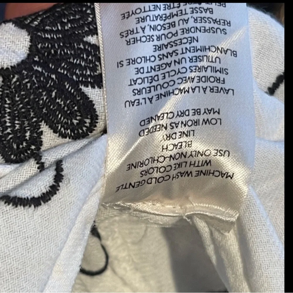 NWT Free People Lotus 2 Piece Set, White/Black Combo, Large - Picture 4 of 6